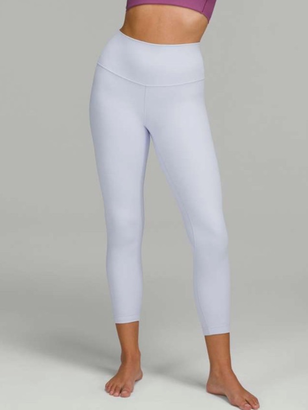 lululemon Align High-Rise Leggings 25” pastel Blue Size 10 25624
